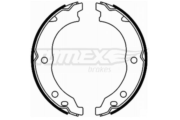 TOMEX BRAKES stabdžių trinkelių komplektas TX 21-99